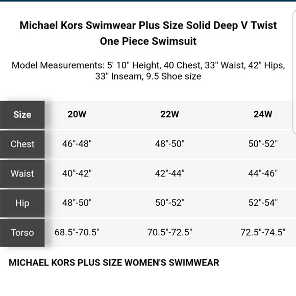 NWT! AUTH. MICHAEL KORS SWIMSUIT - Picture 8 of 8